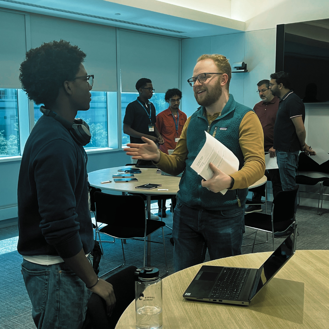 All Star Code mentoring session